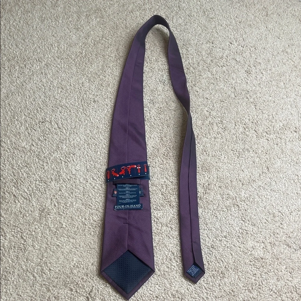 NWT Knightsbridge Deep Purple Patterned Tie